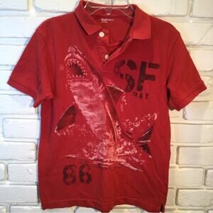 Gap Kids Red Shark Polo L 10